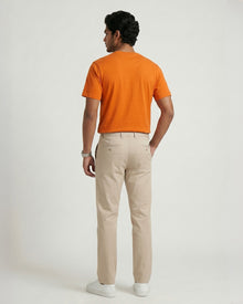 Rust Organic Cotton Crew Relaxed Fit