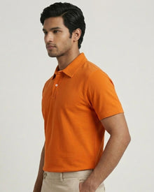 Rust Organic Cotton Polo