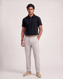 Black  Organic Cotton Polo