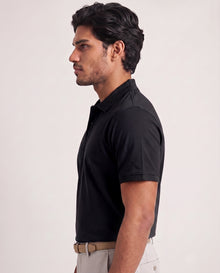 Black  Organic Cotton Polo