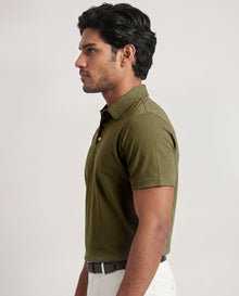 Olive Organic Cotton Polo