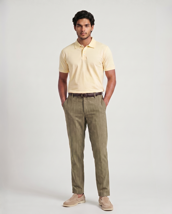 Cream Organic Cotton Polo alternate view